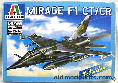 Italeri 1/48 Mirage F1 (F-1) CT/CR, 2618 plastic model kit